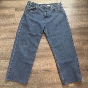 Kirkland Signature Men's Jeans Medium Wash Blue Size 40x28 Hemmed